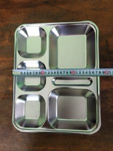 Khay inox 5 ngăn KC04 1 Khay inox 5 ngăn KC04