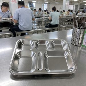 Khay inox 5 ngăn KC05 - Nội Thất Inox Hòa Phát