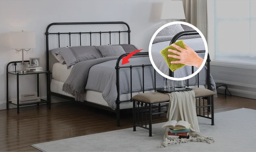Hướng dẫn vệ sinh giường sắt đúng cách 1 Hướng dẫn vệ sinh giường sắt đúng cách