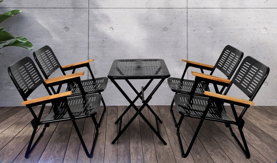 Khởi Nghiệp Cafe - Trà Đá Vỉa Hè Với Bộ Bàn Ghế Inox Xếp Gọn
