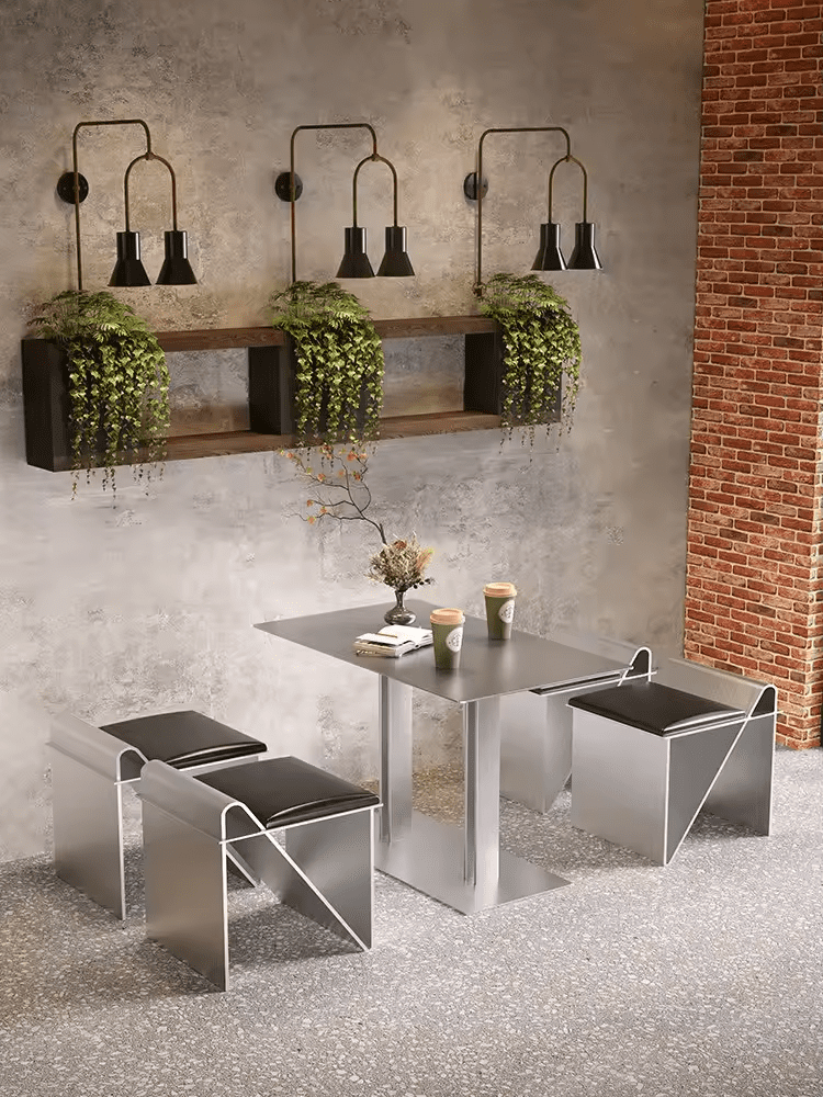 Kinh Nghiệm Chọn Bàn Ghế Inox Cho Quán Cafe 2 Kinh Nghiệm Chọn Bàn Ghế Inox Cho Quán Cafe