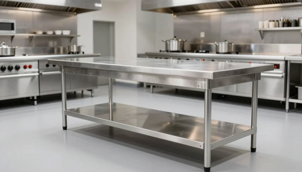 Bàn Inox 304 Bếp Công Nghiệp: Giải Pháp Tối Ưu ROI Cho Doanh Nghiệp 13 Bàn Inox 304 Bếp Công Nghiệp: Giải Pháp Tối Ưu ROI Cho Doanh Nghiệp