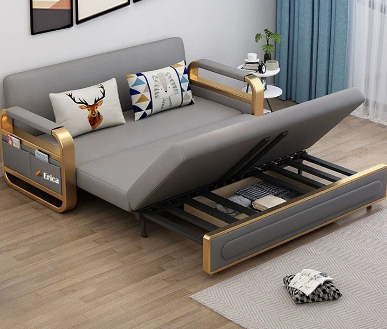 Ghế Sofa Kéo Thành Giường Khung Sắt: Giải Pháp Bền Bỉ Cho Gia Đình Việt 7 Ghế Sofa Kéo Thành Giường Khung Sắt: Giải Pháp Bền Bỉ Cho Gia Đình Việt